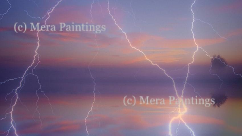 Lightning makes no sound until it strikes
