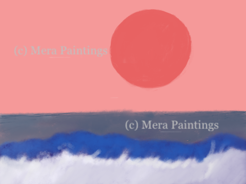 sunset on beach