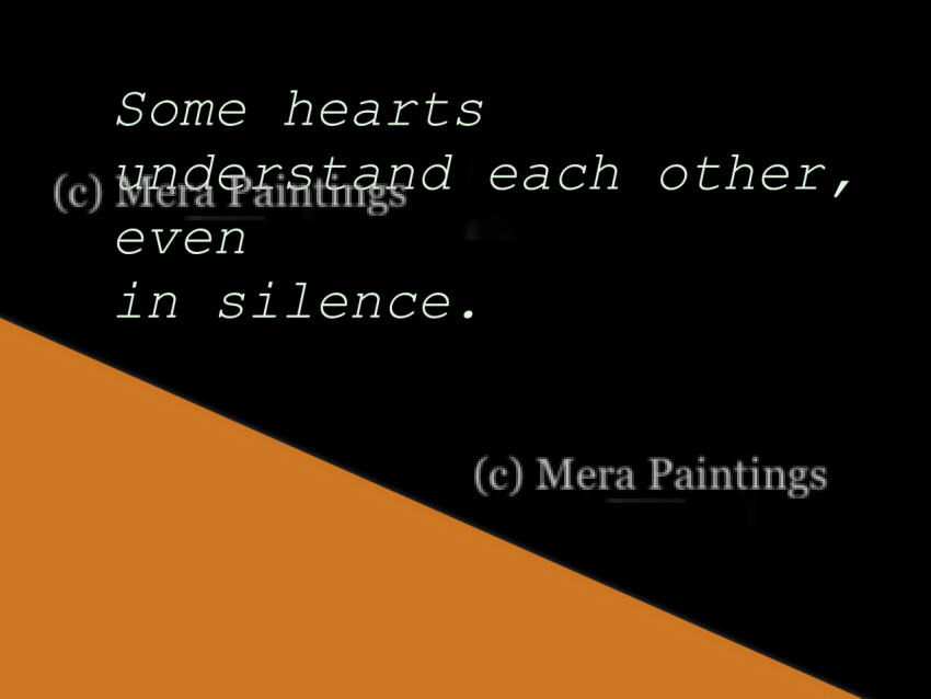 silence is golden