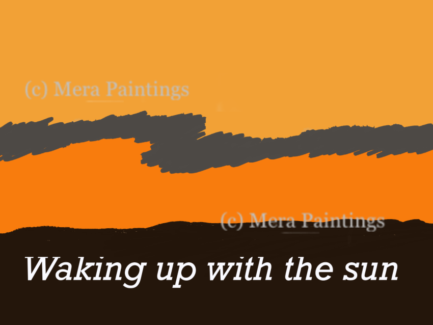 Sun rise