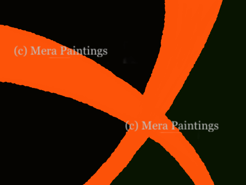 orange and black