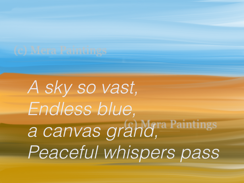 Endless blue