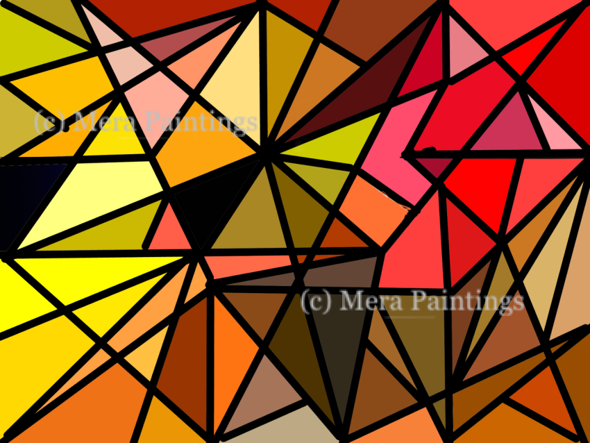 Glass painting design