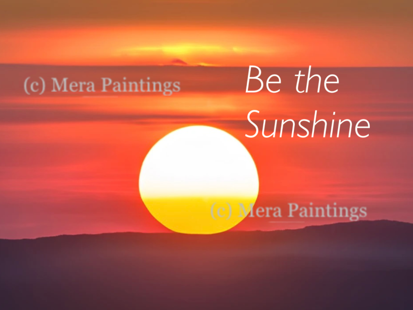 be the sunshine