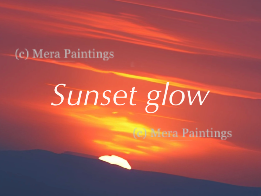 Sunset glow