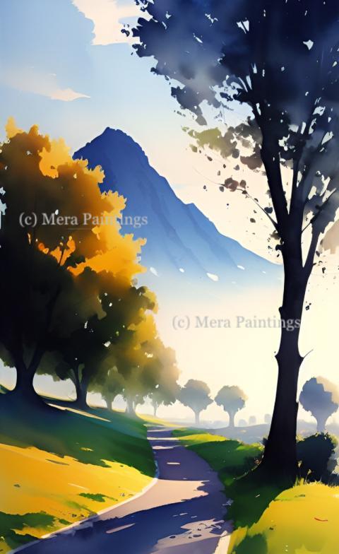 water colour painting