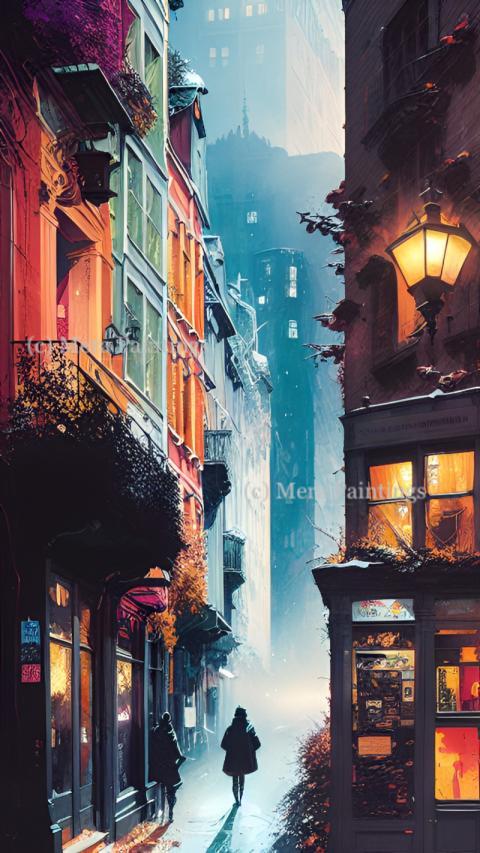 girl walking in street