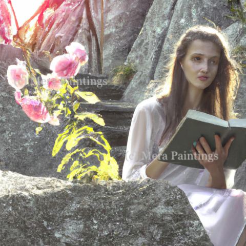 Reading is a form of a guided meditation