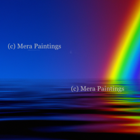 Rainbow reflection
