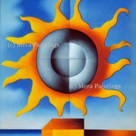 Burning sun