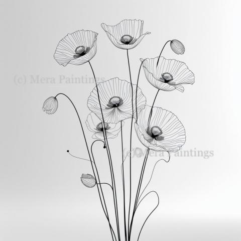 Poppy flowers