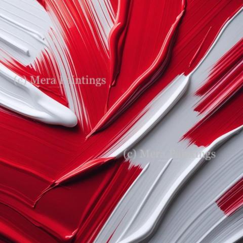 red and white