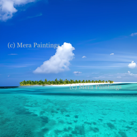 secluded beach
