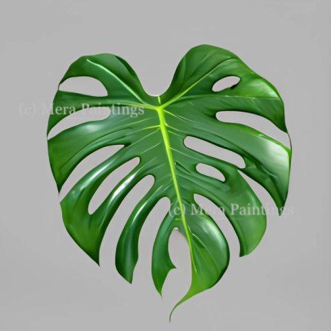 Monstera leaf
