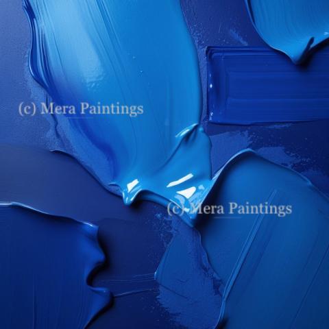 Abstract blue painted background texture