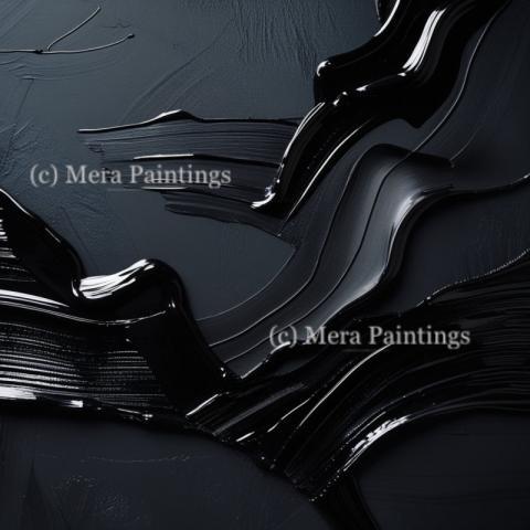 Abstract painted black background