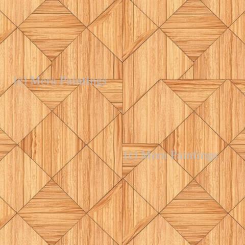 Geometric wood wall pattern