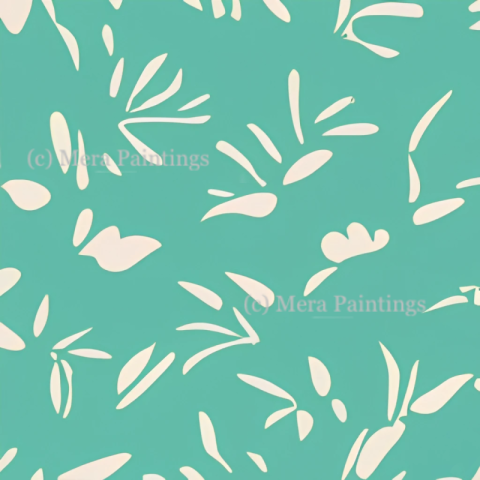 Cushion cover leaf patterns