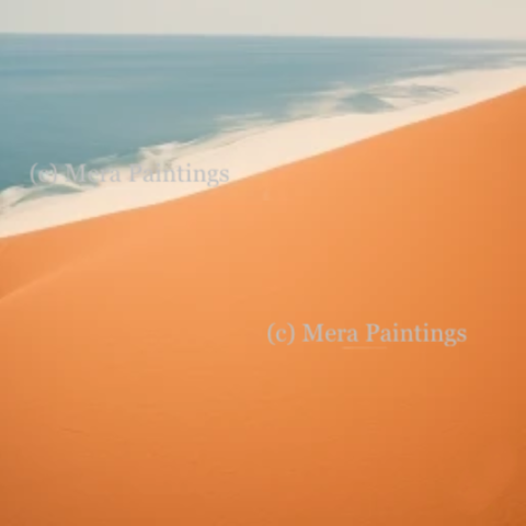 Dune and Sea painting