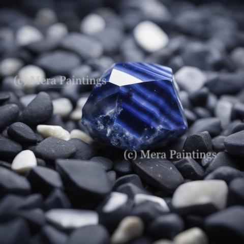 Blue gem stone