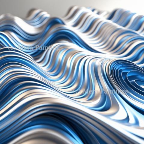 Abstract 3d wave stripe pattern background