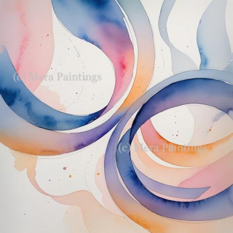 Infinite Loops Abstract Design