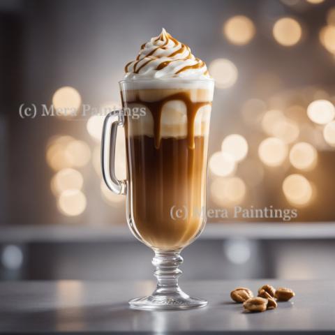 Iced caramel macchiato