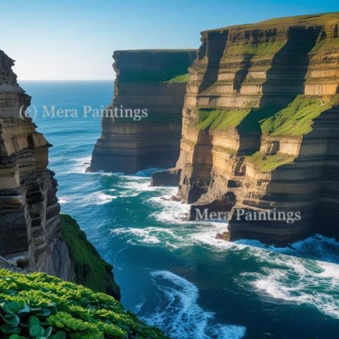 The view is as wild as the ocean below