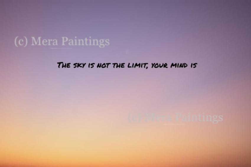 your only limit is you