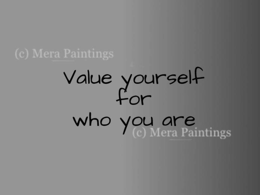 value yourself