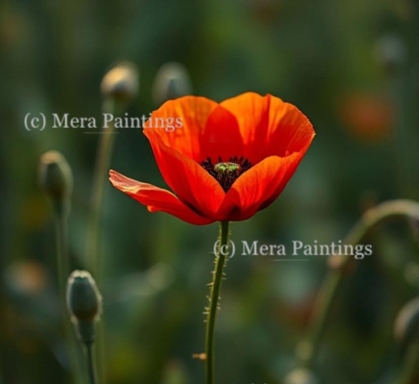 In poppy paradise