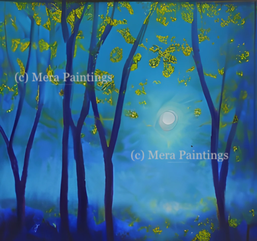 Forest at night