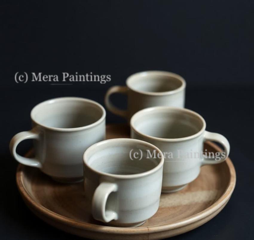 Set of ceramic cups