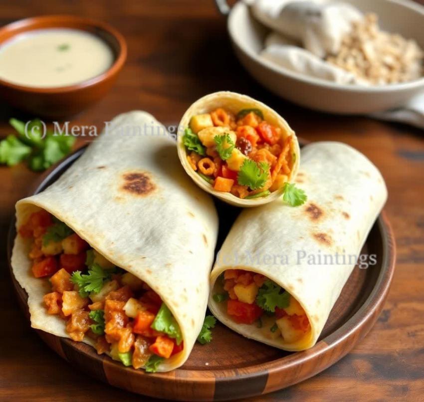 The perfect wrap: a blend of taste and delight