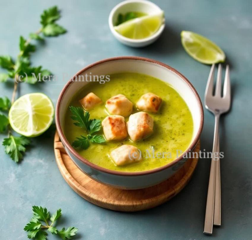 Thai green chicken curry