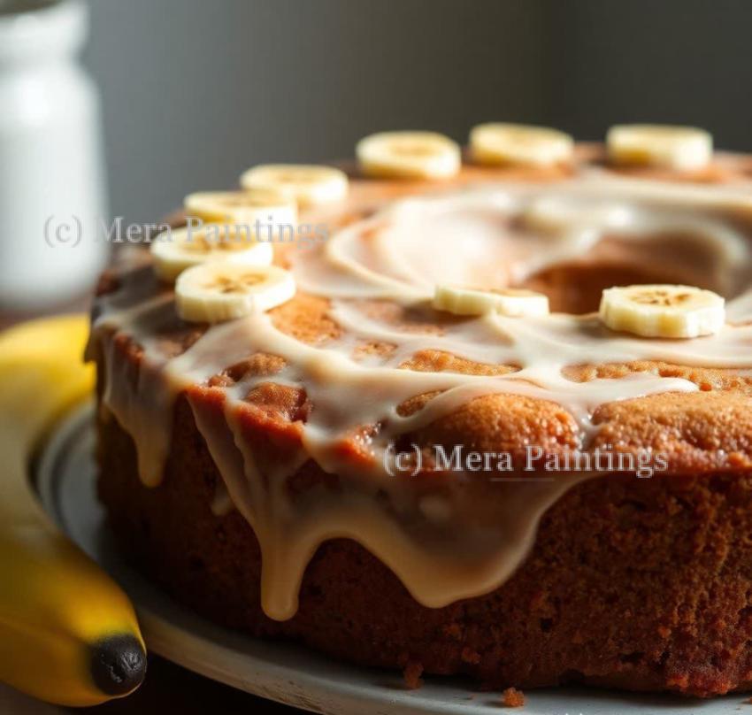 Life's better with banana cake