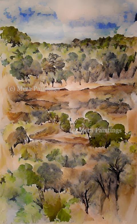 BUSHLAND PAINTING