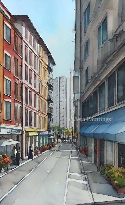 city scene