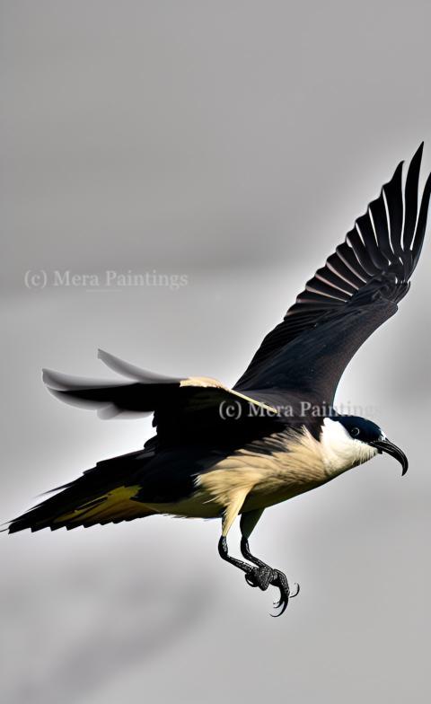 bird souring above