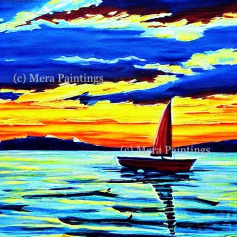 out to sea