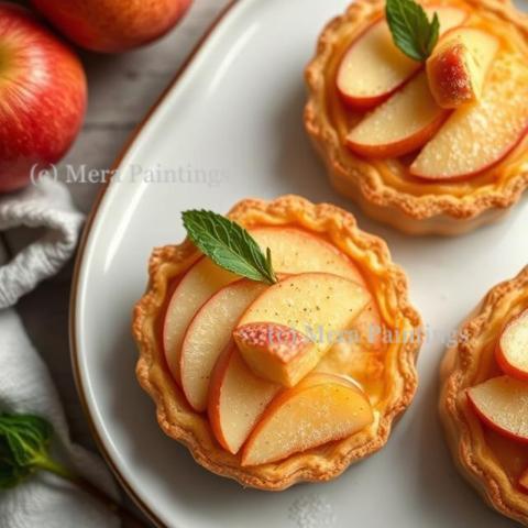 French apple tart