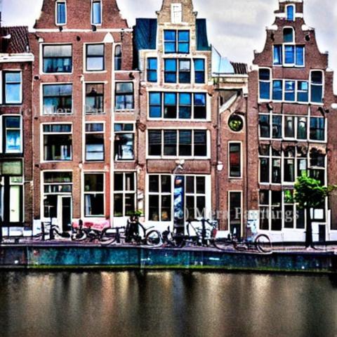 Sinking buildings,AMSTERDAM