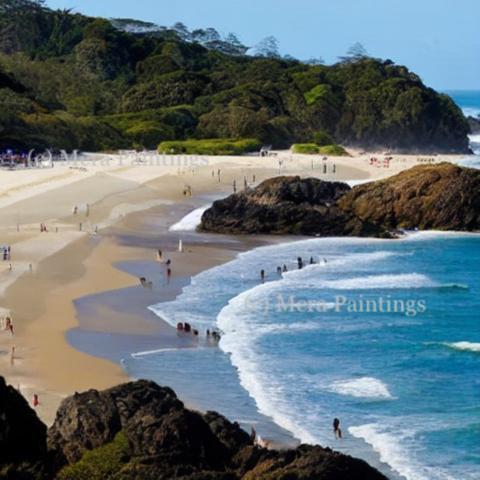 Beach in Byron bay