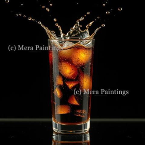 Cola splash