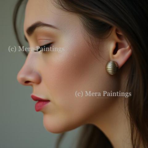 Sparkle on ear, sparkle in eye