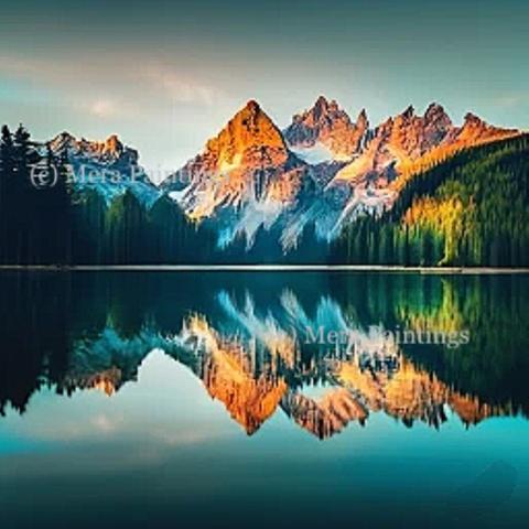 MAKE YOUR HEART LIKE A LAKE WITH A CALM,