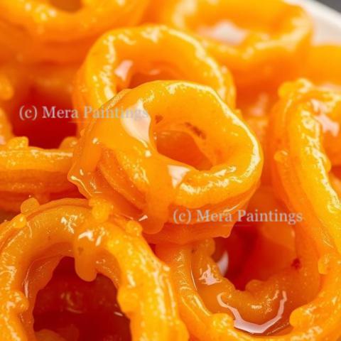 Indulging in the golden goodness of Jalebi