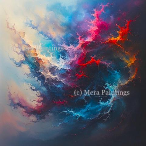 Abstract painted background