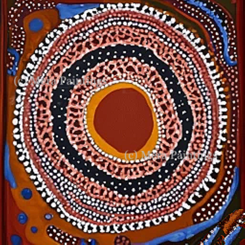 colourful dot art